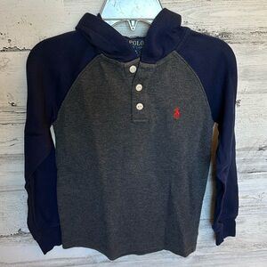 Polo Ralph Lauren Long Sleeve Boys Top with Hood Size S